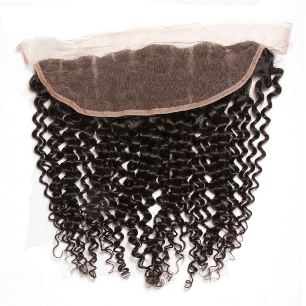 Kinky Curly Virgin Hair Weave 3 Bundles With Lace Frontal Closure 13x4 Idolra Best Virgin Human Hair
